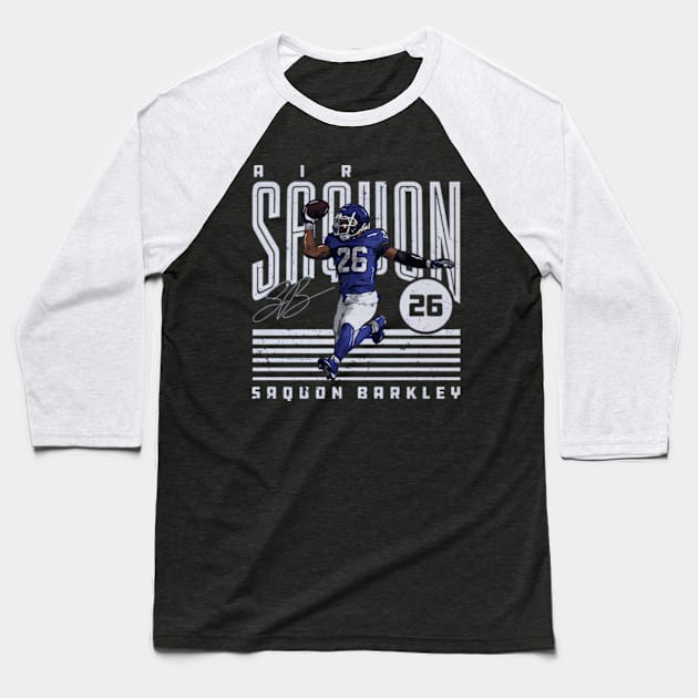 Saquon Barkley New York G Air Saquon Baseball T-Shirt by caravalo